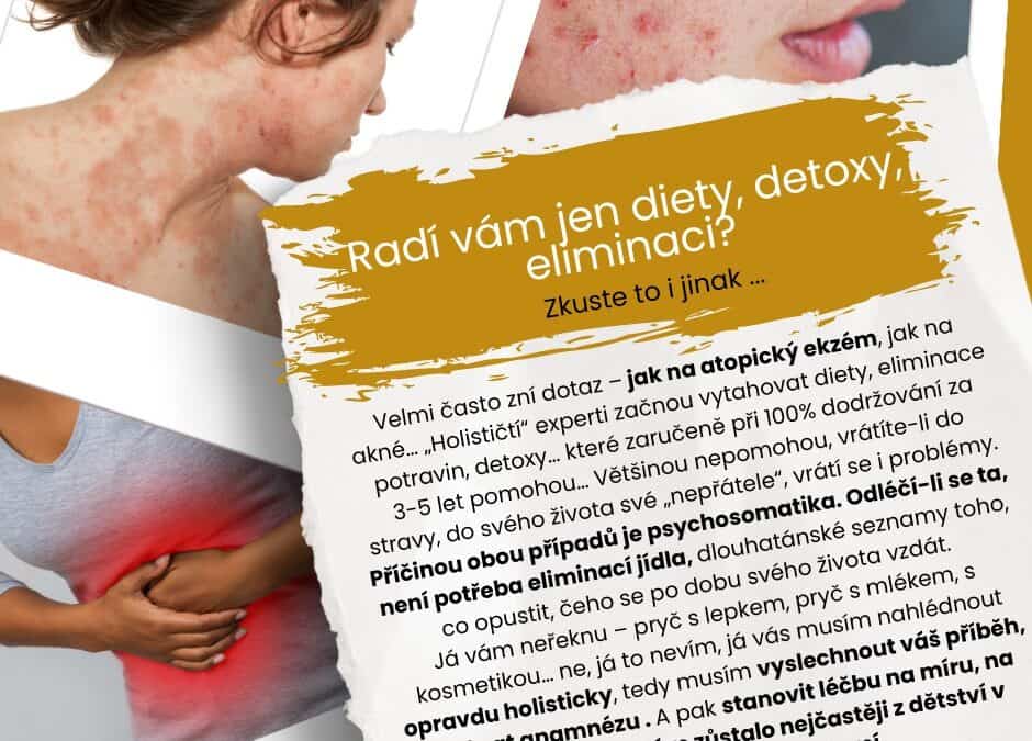 Radí vám jen zaručené diety, detoxy, eliminaci potravin? A&nbsp;co psychosomatika?
